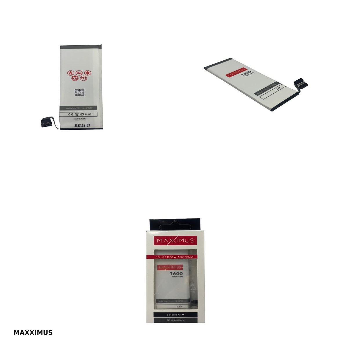 Baterie Maxximus pentru iPhone 5S, 1600 mAh [4]