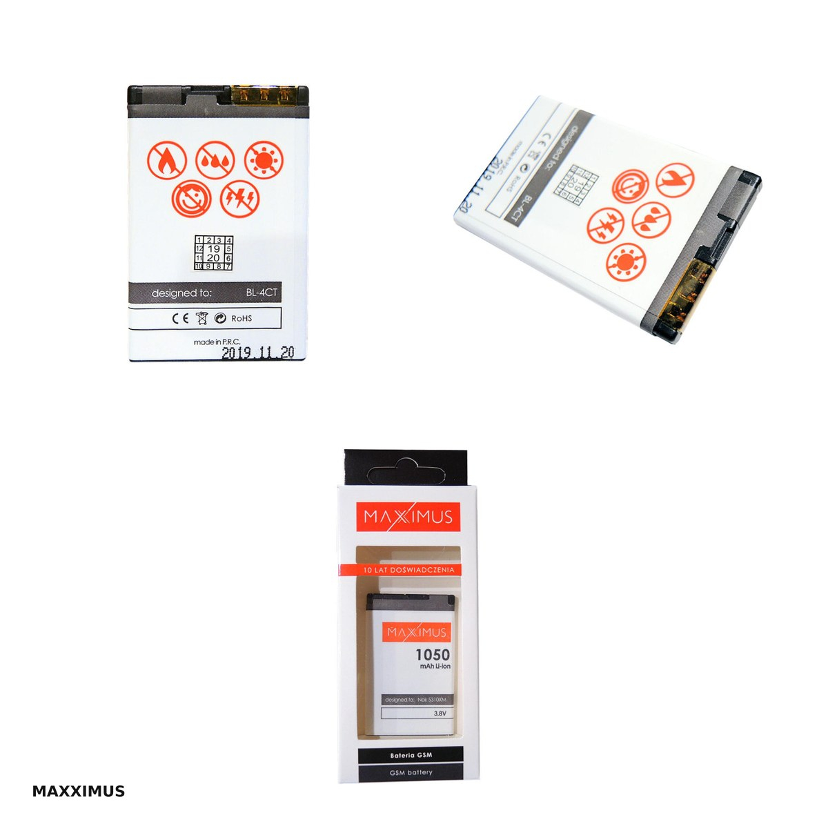 Baterie Maxximus pentru Nokia 5310XM, 1050 mAh, Li-Ion [4]