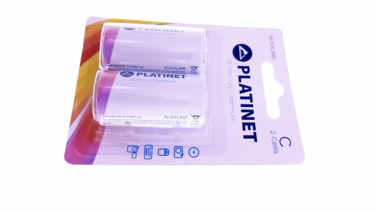 Baterii alcaline PRO LR14 1.5V Platinet 43732 tip C, 2 bucati/blister,(pret/set) [6]