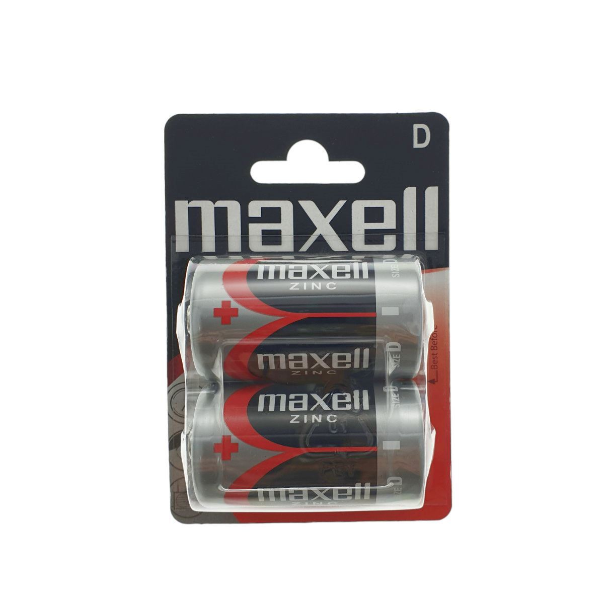 Baterii R20, D, Maxell, Zinc Carbon, blister 2 baterii [5]