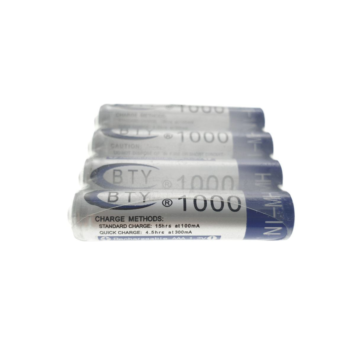 Baterii reancarcabile BTY AAA R03, 1.2V, 1000mAh Ni-MH,set 4 bucati (pret/set) [8]