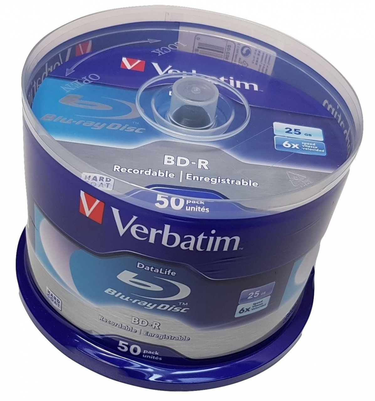 BD-R Verbatim [43838] , 25Gb SL 6X , Cake Box , 50 buc / set [5]