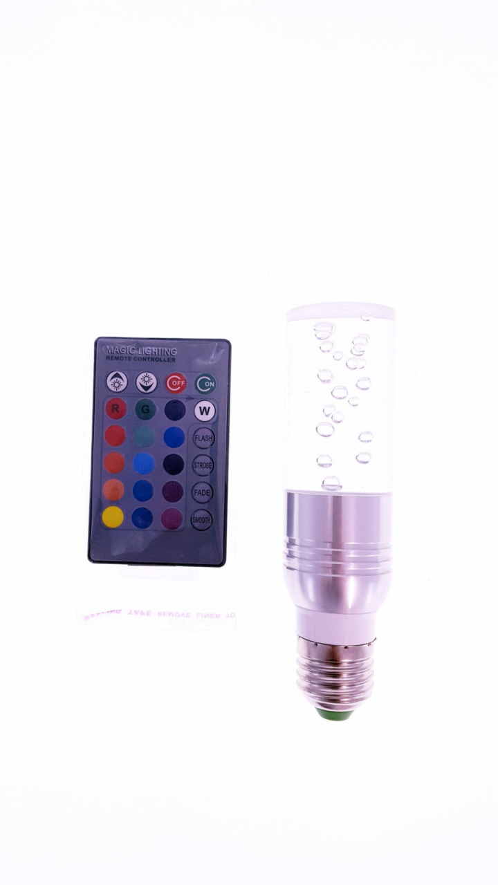 Bec Led Bulb E27 3W,240V RGB cu telecomanda [4]