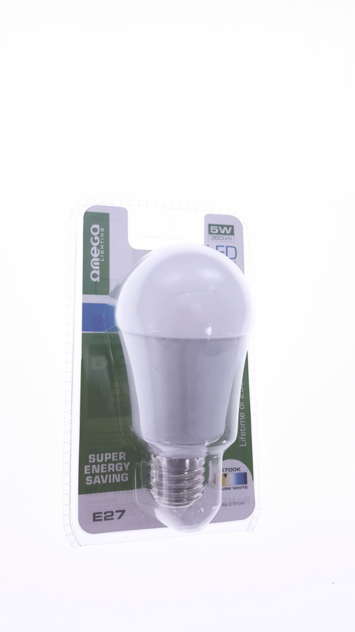 Bec Led Omega 41572 bulb,2700K E27 5W,350lm,lumina calda,carcasa aluminiu [4]