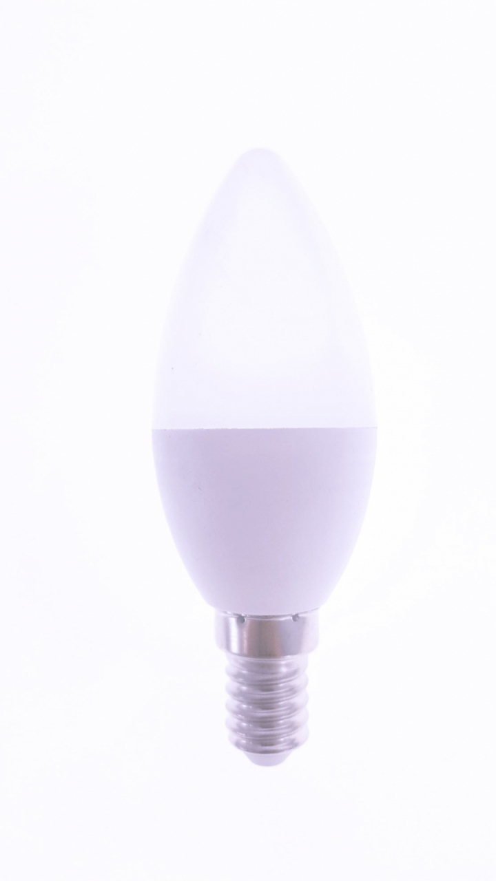 Bec Led Omega 43536 bulb eco,6000K E14 7W,720lm,lumina rece,tip lumanare [6]