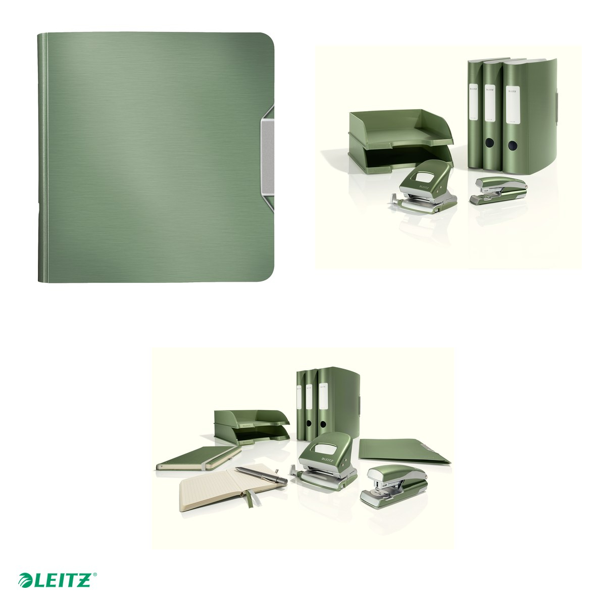 Biblioraft Leitz 180° Active Style, polyfoam, A4, 82 mm, pentru arhivare, fistic [5]