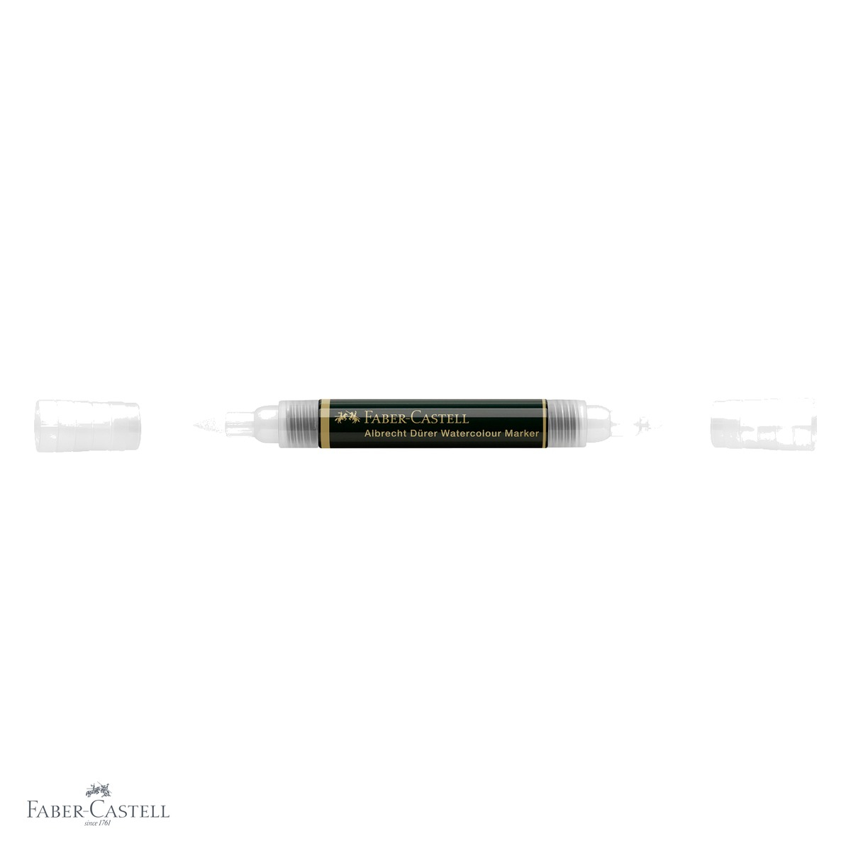 Blender marker solubil Faber-Castell Albrecht Durer, varf pensula si fineliner, pentru estompare culori [4]