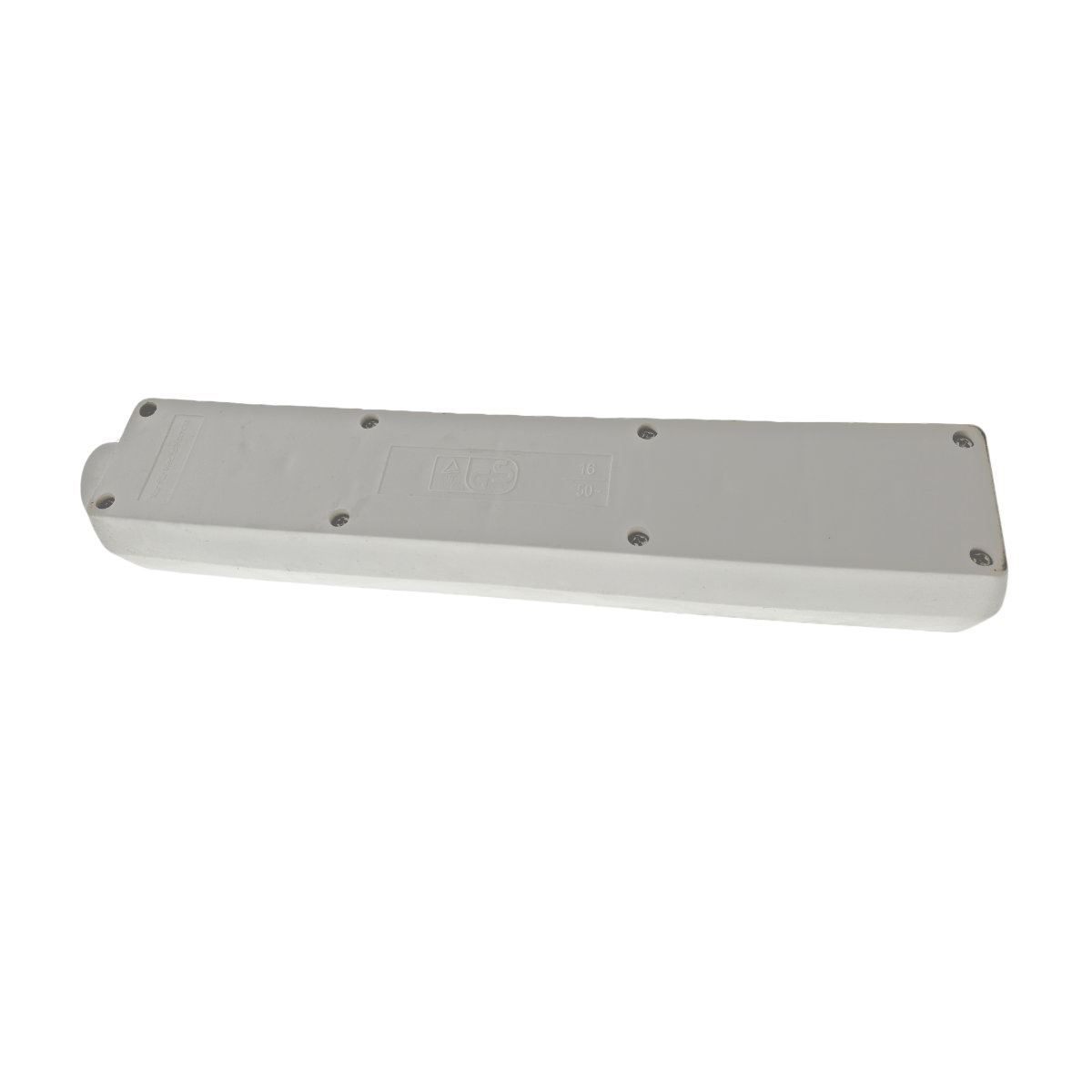 Bloc 5 prize schuko, NS16A, cu intrerupator si protectie, fara fir, alb [7]