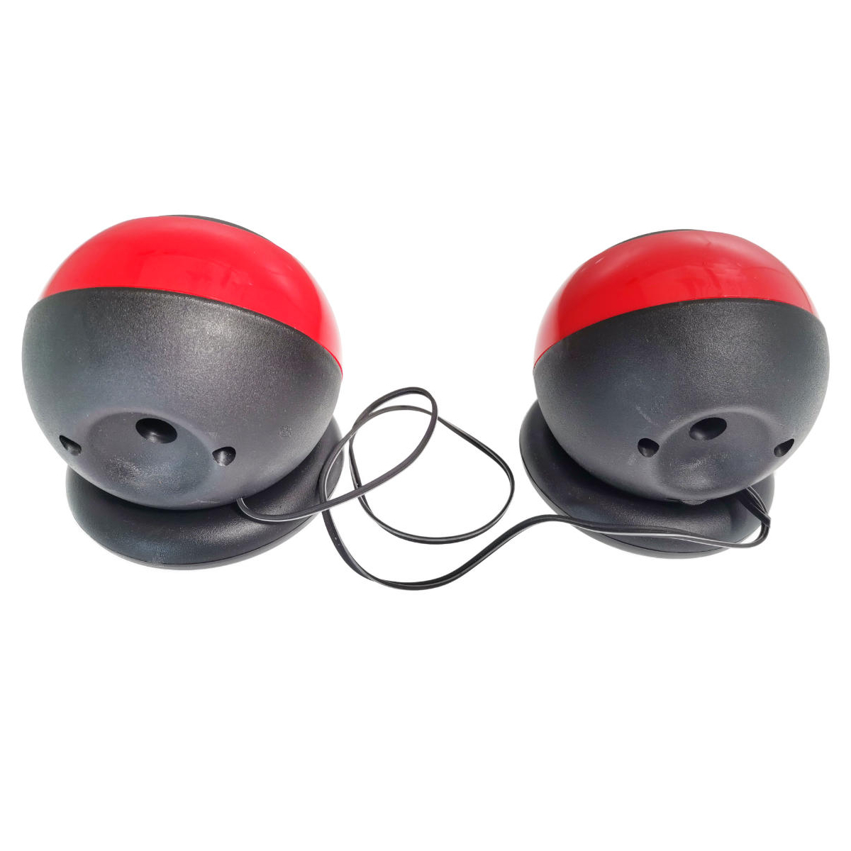 Boxe stereo 2.0, design Globe, 2x 3W, alimentare USB, conectare jack 3.5mm, rosii [3]