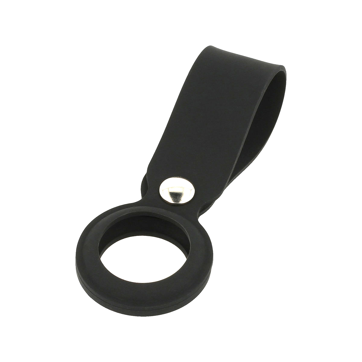 Breloc pentru Apple AirTag 87758, din silicon, negru [6]
