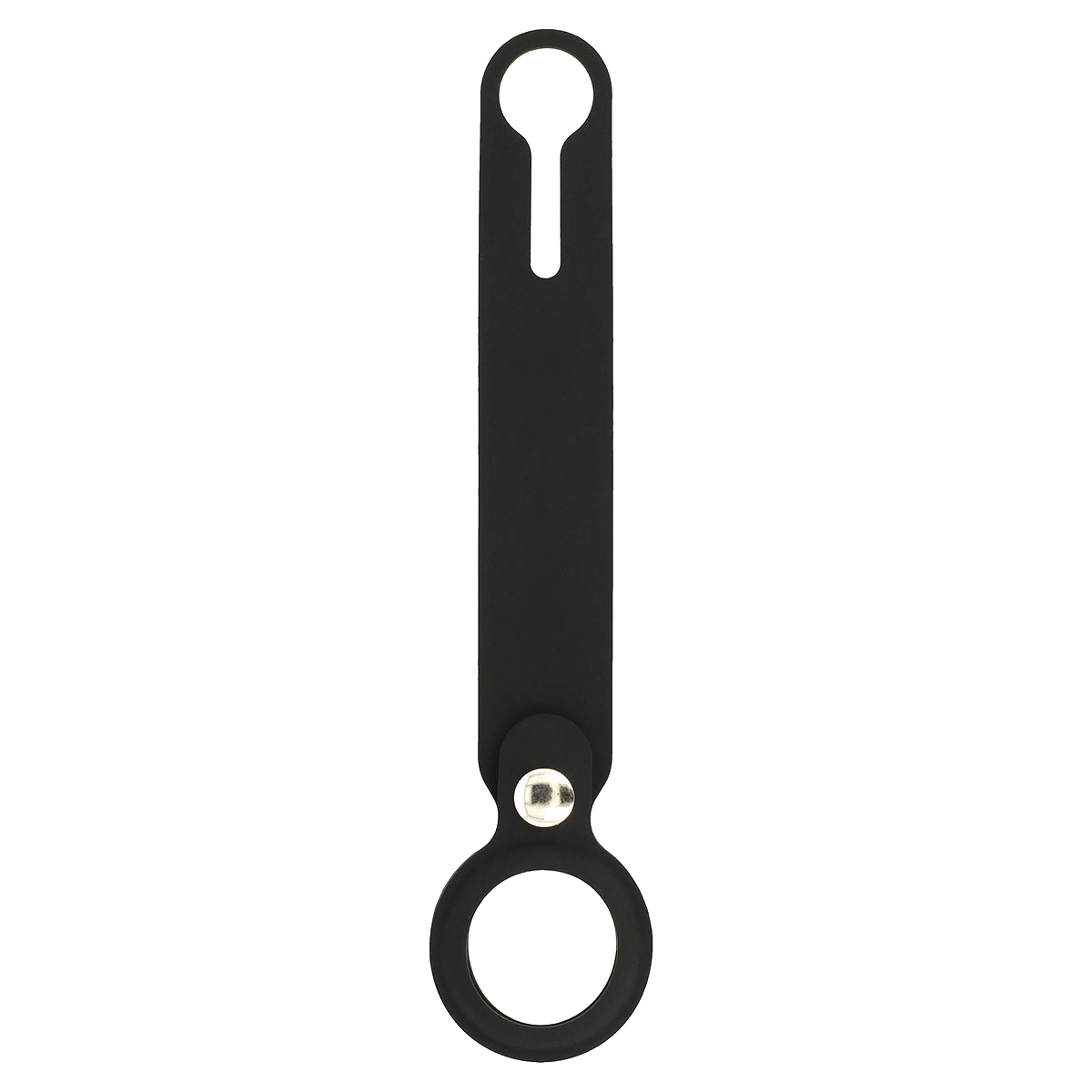 Breloc pentru Apple AirTag 87758, din silicon, negru [7]