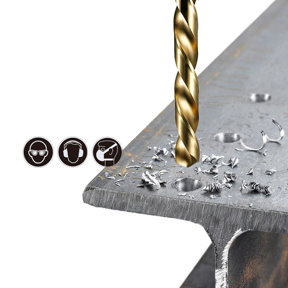 Burghiu HSS Titan,DIN 338,pentru metal,de 3.2 mm X 64mm,Soma S-12143 [5]
