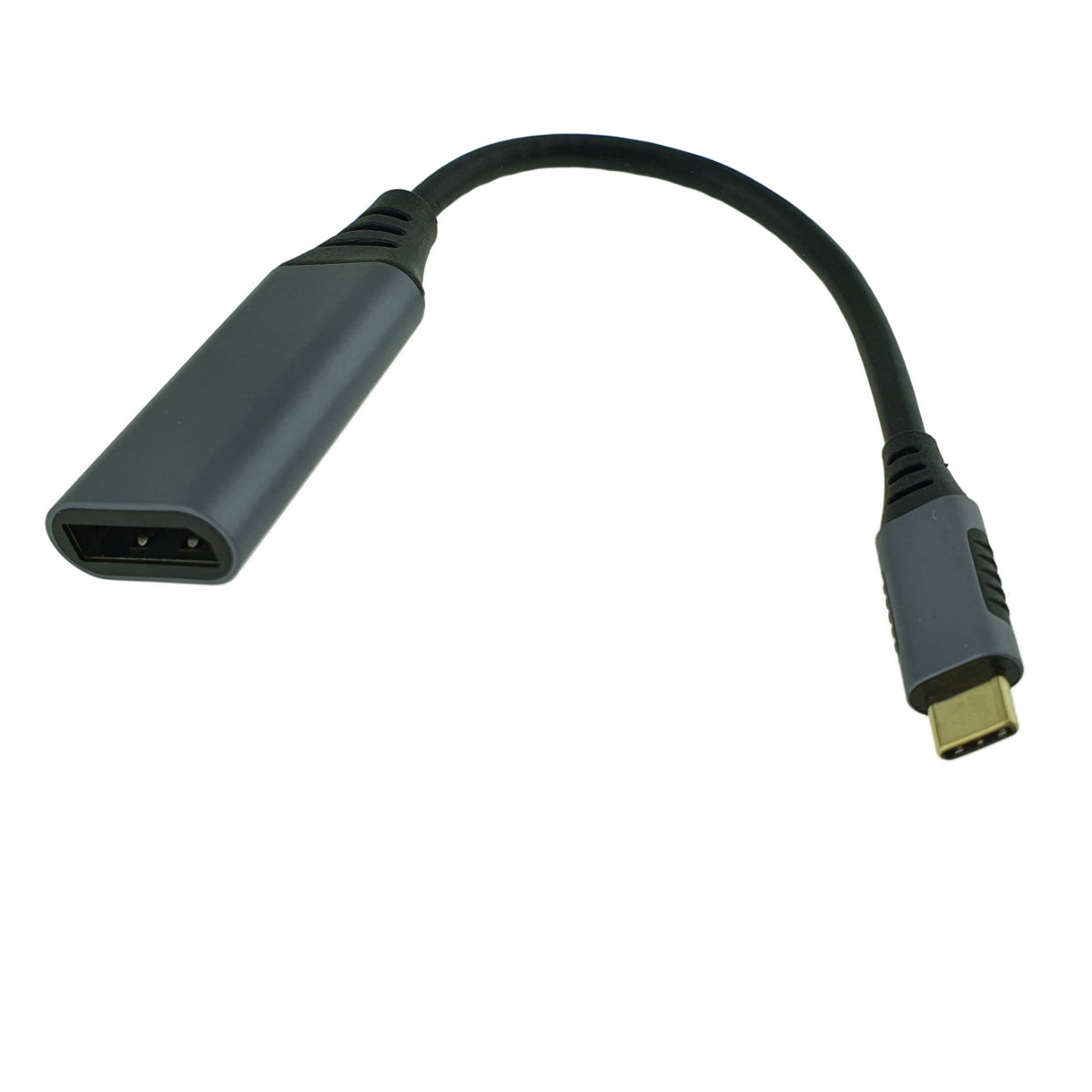 Cablu adaptor, convertor video, USB tip C tata la DisplayPort mama, Cablexpert 12136, lungime 15cm, negru [1]