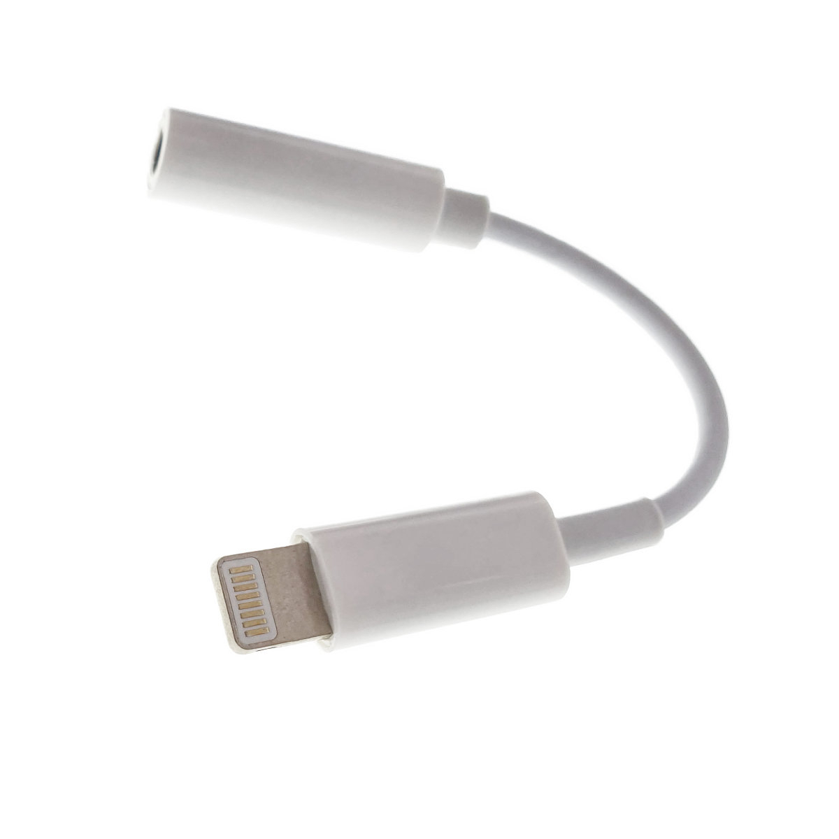Cablu audio adaptor iPhone7, jack 3.5mm mama la Apple 8 pini Lightning tata, casti audio, alb [7]