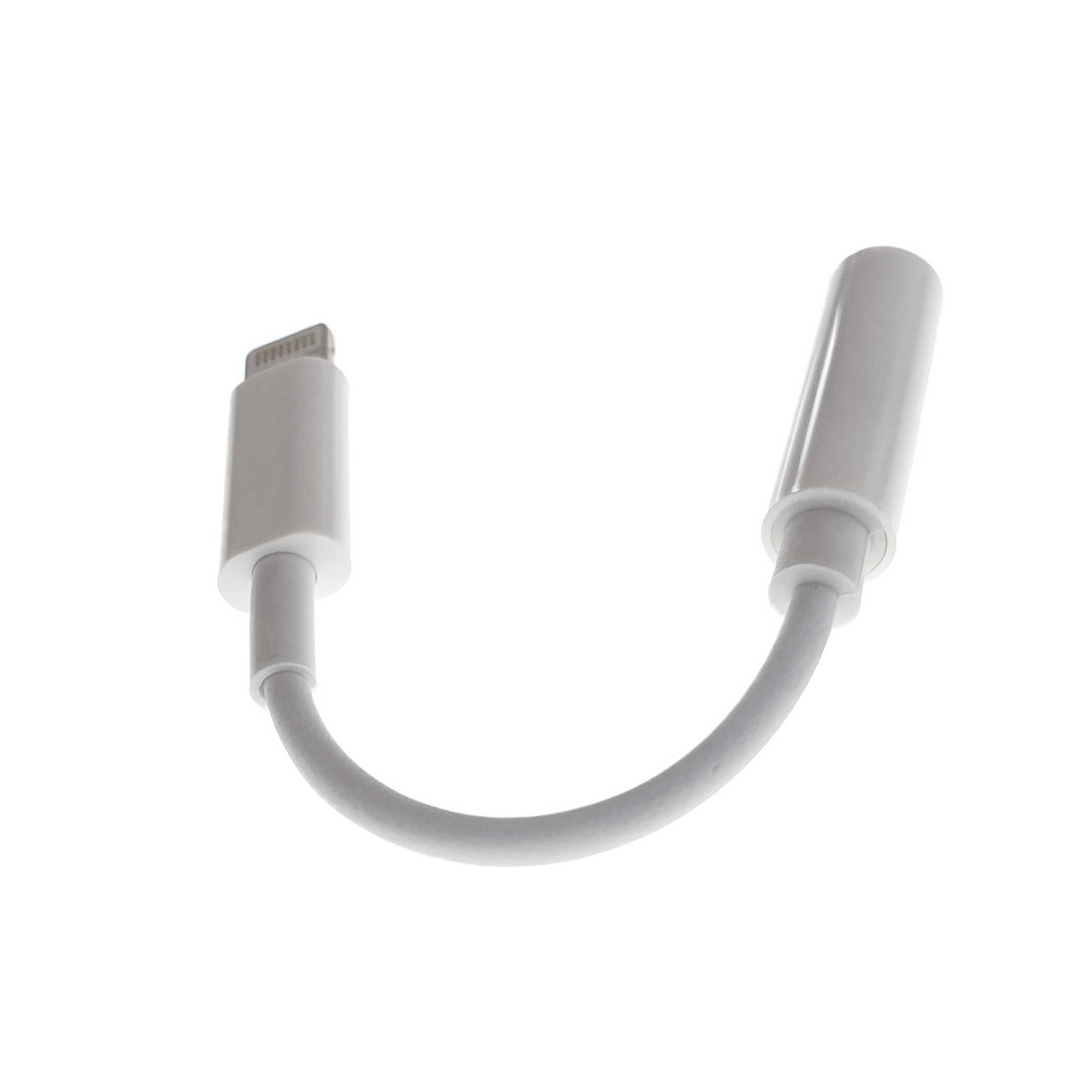 Cablu audio adaptor iPhone7, jack 3.5mm mama la Apple 8 pini Lightning tata, casti audio, alb [8]