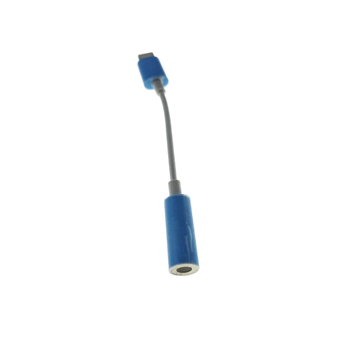 Cablu audio adaptor iPhone7, jack 3.5mm mama la Apple 8 pini Lightning tata, casti audio, albastru [6]