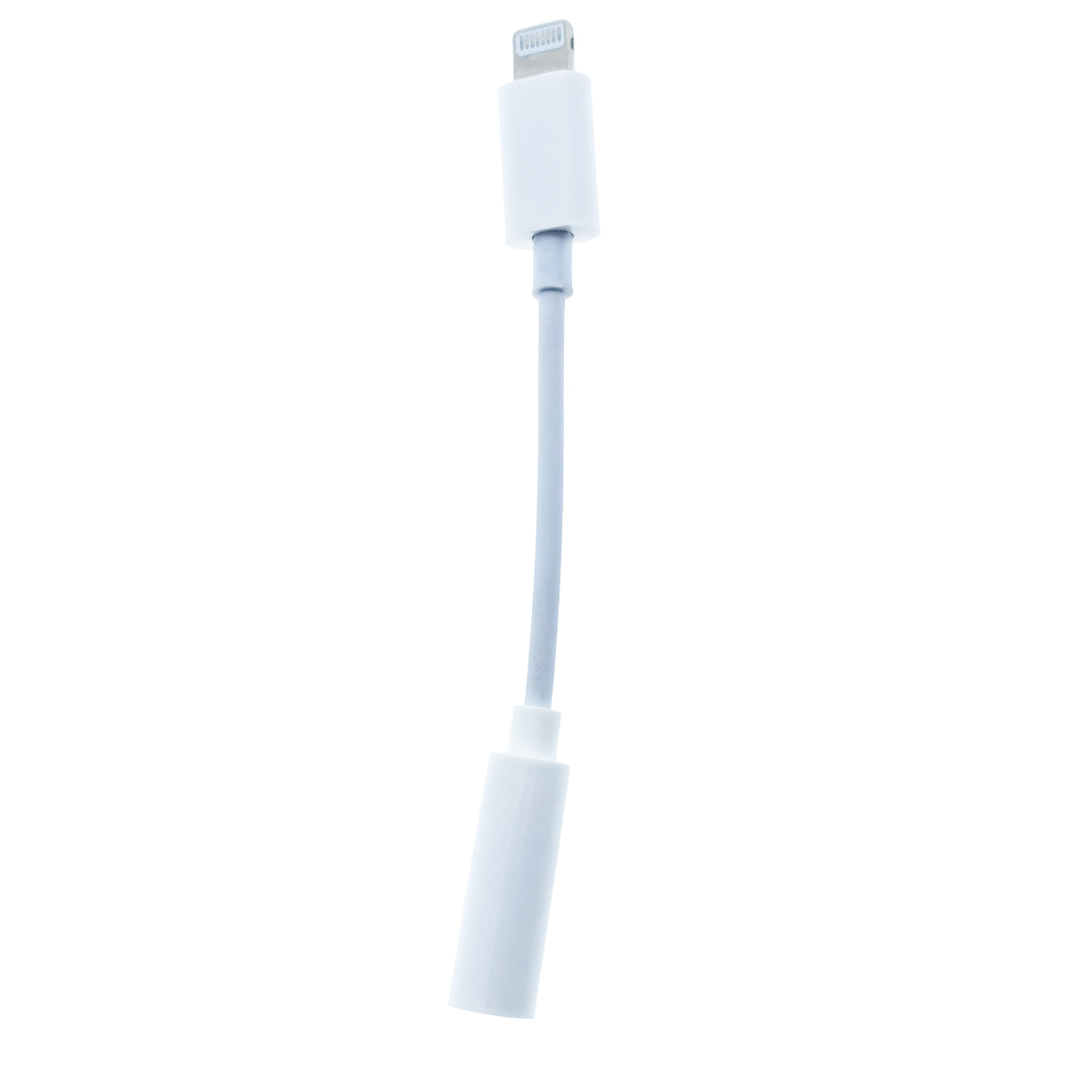 Cablu audio, adaptor Jack 3.5mm mama la conector tip Lightning, Platinet 45645, lungime 5 cm, alb [8]