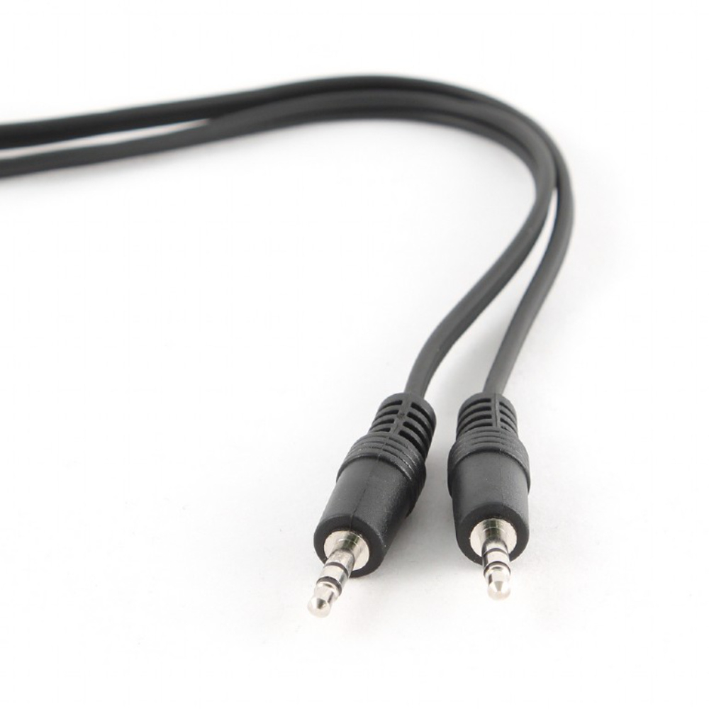 Cablu audio stereo , Cablexpert 09203, cu conector jack 3.5mm tata la jack 3.5mm tata, lungime 200cm, negru [3]