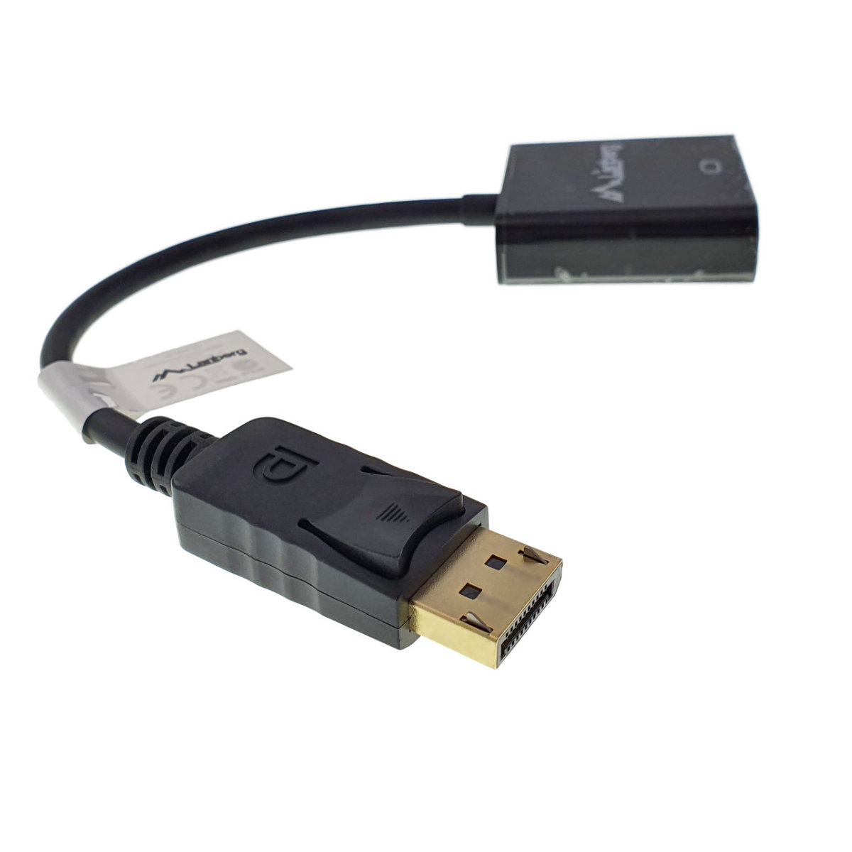 Cablu convertor cu adaptor, Lanberg 40872, DisplayPort (DP) tata la HDMI mama, uni-directional, rezolutie Full HD 1080p la 60Hz [5]
