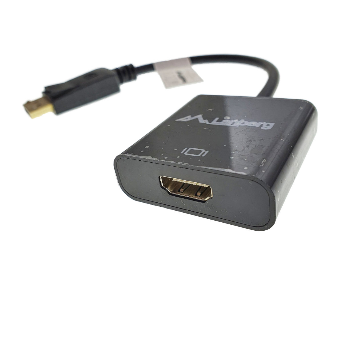 Cablu convertor cu adaptor, Lanberg 40872, DisplayPort (DP) tata la HDMI mama, uni-directional, rezolutie Full HD 1080p la 60Hz [6]