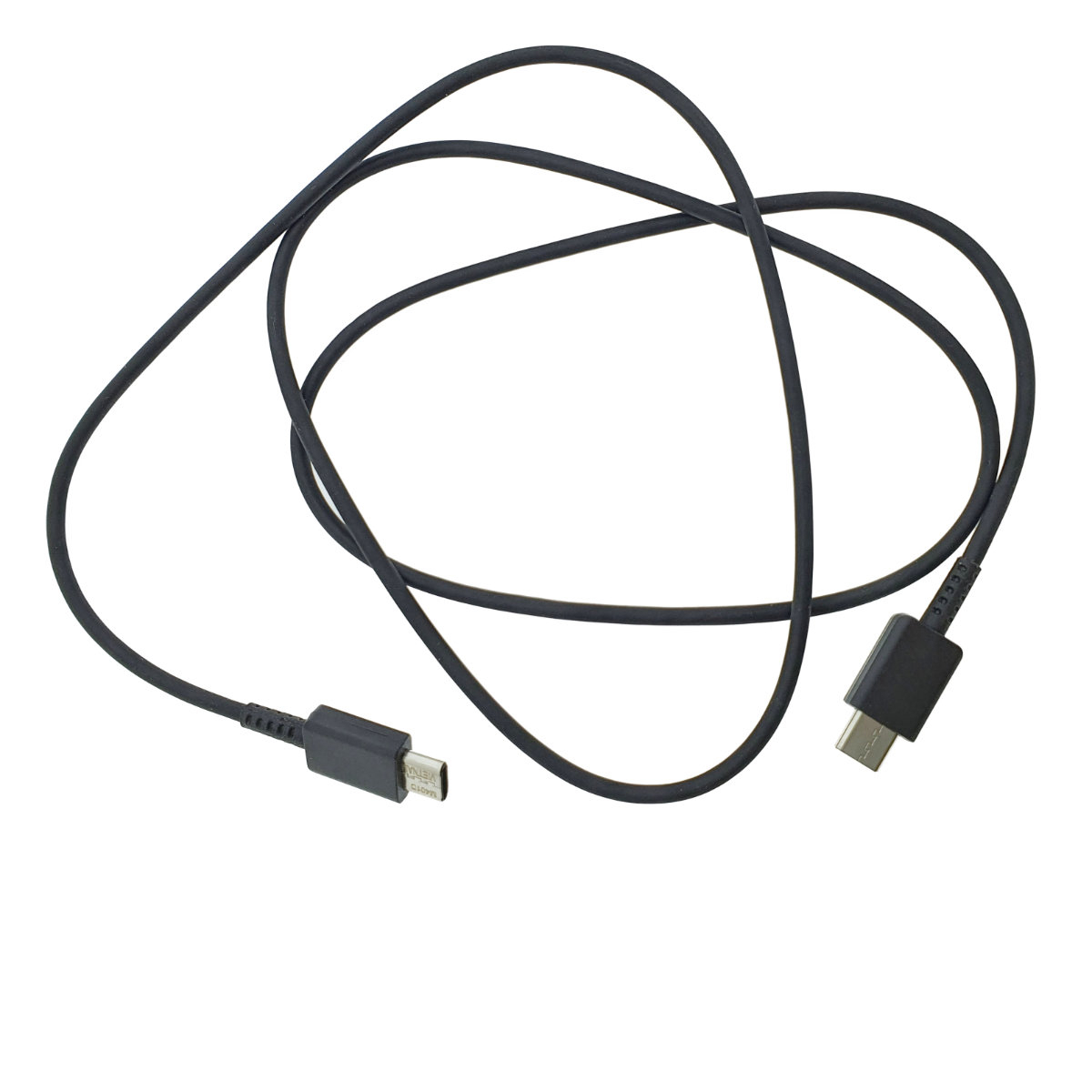 Cablu cu conectori USB-C tata la USB-C tata, OEM model EP-DN980BBE GH39-02103A, 1m, negru PD 3A [2]