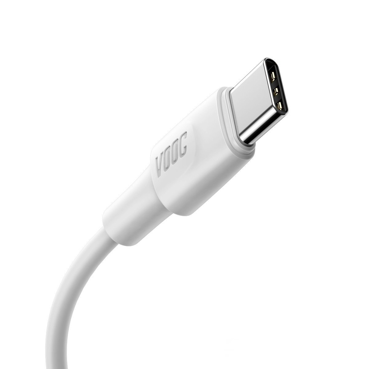 Cablu cu conectori USB tata si USB tip C tata, Baseus CATSW-F02 VOOC Quick Charge, 5A, lungime 1m, alb [11]