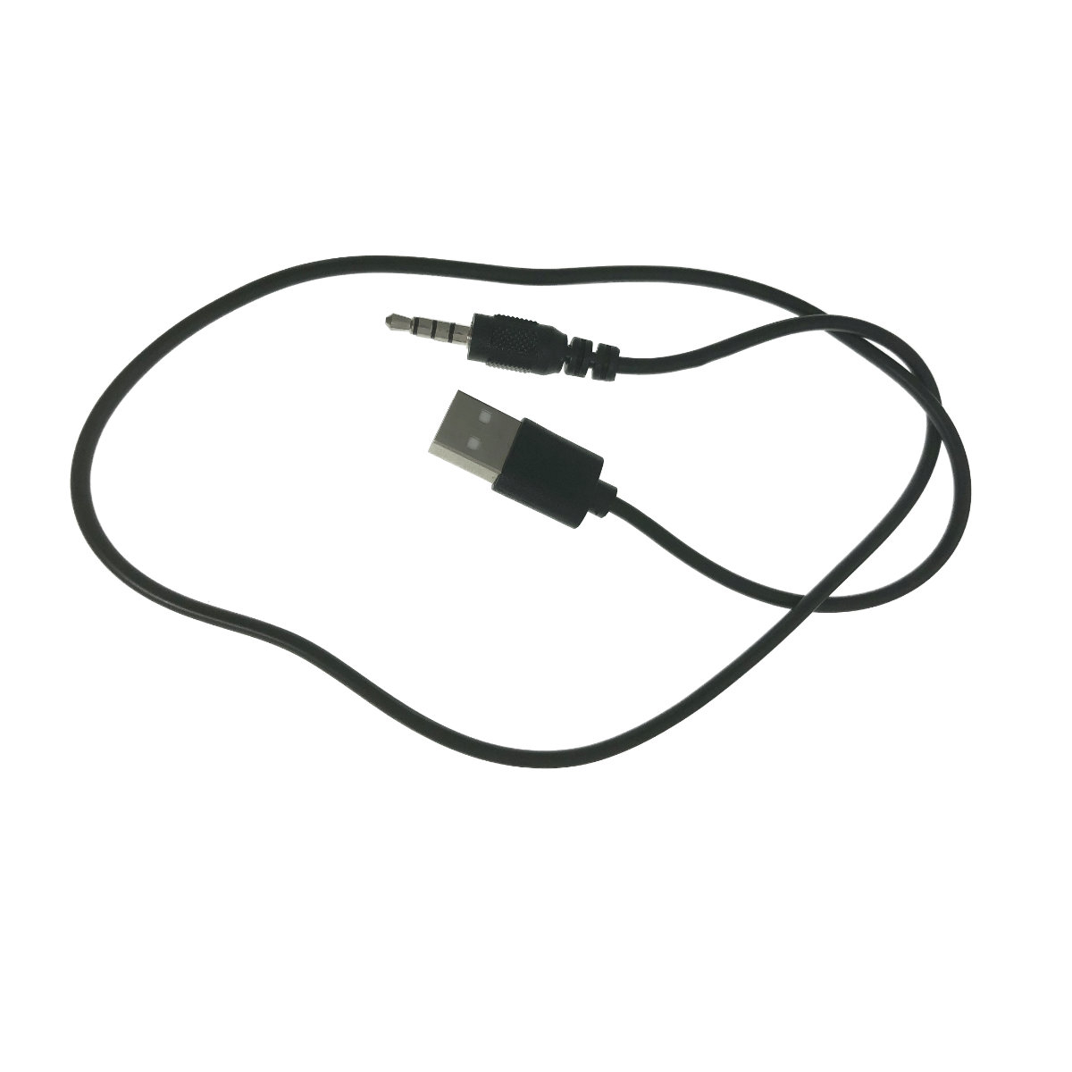 Cablu de alimentare cu conector USB tata la jack 3.5mm tata cu 4 contacte, lungime 60 cm, negru [5]