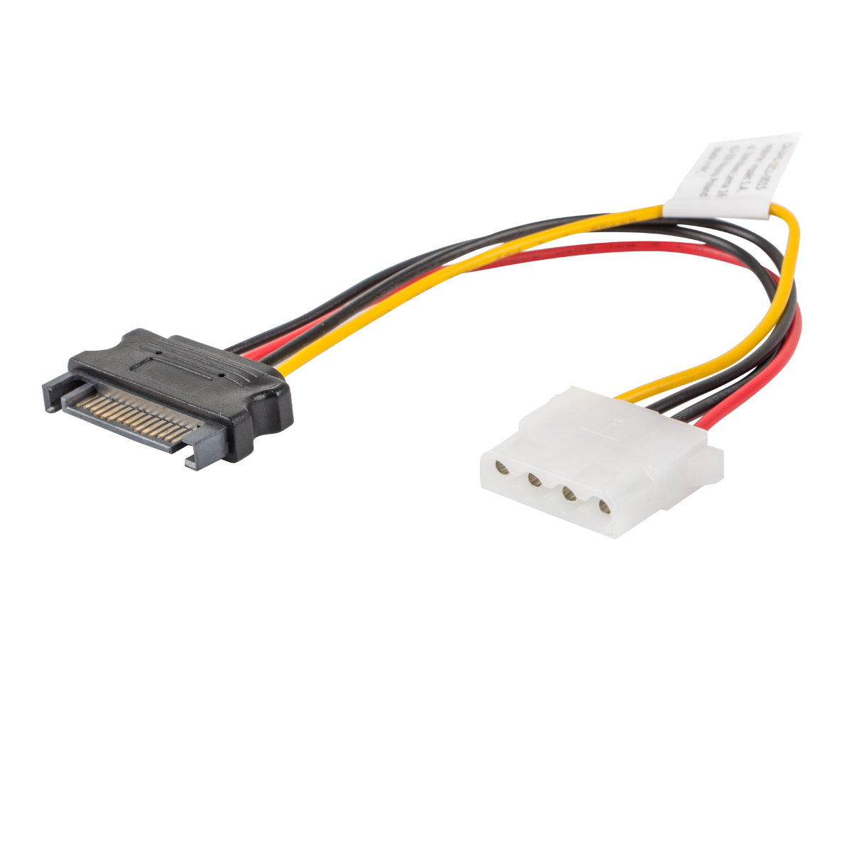 Cablu de alimentare Molex 4-pin mama la SATA 15-pin tata, Lanberg 41318, lungime 15 cm [6]