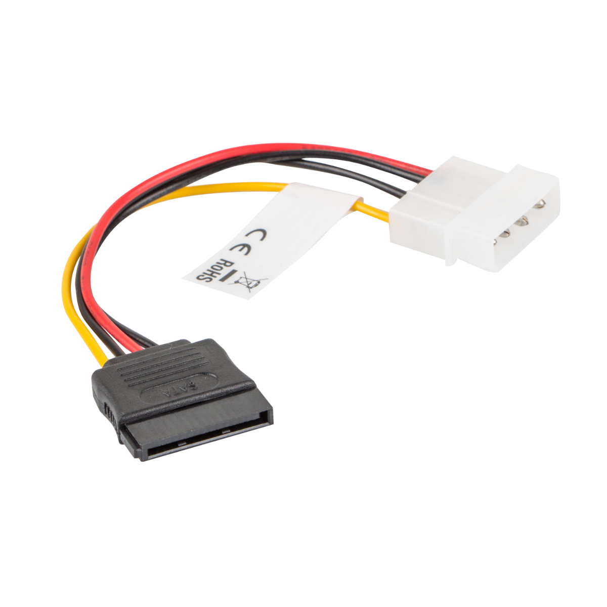 Cablu de alimentare Molex 4-pin tata la SATA 15-pin mama, Lanberg 41321, lungime 15 cm [7]