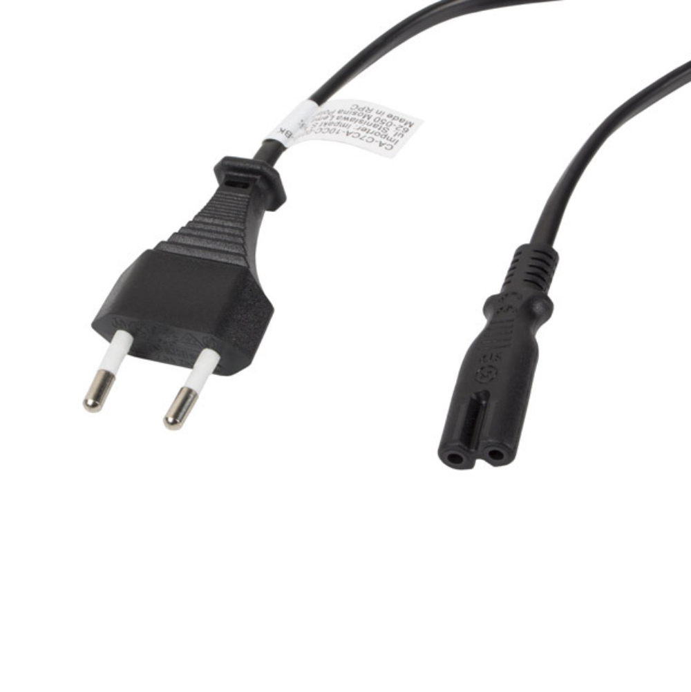 Cablu de alimentare TV / radiocasetofon, lungime 3m, Lanberg 42913, Euro, CEE 7/16 la IEC 320 C7, 2 pini, 10A, negru [4]