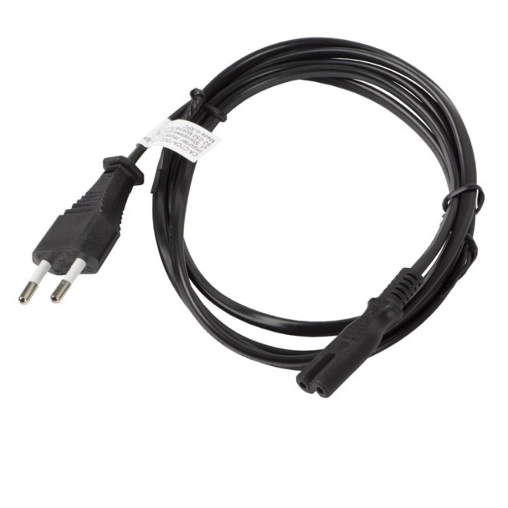 Cablu de alimentare TV / radiocasetofon, lungime 3m, Lanberg 42913, Euro, CEE 7/16 la IEC 320 C7, 2 pini, 10A, negru [3]