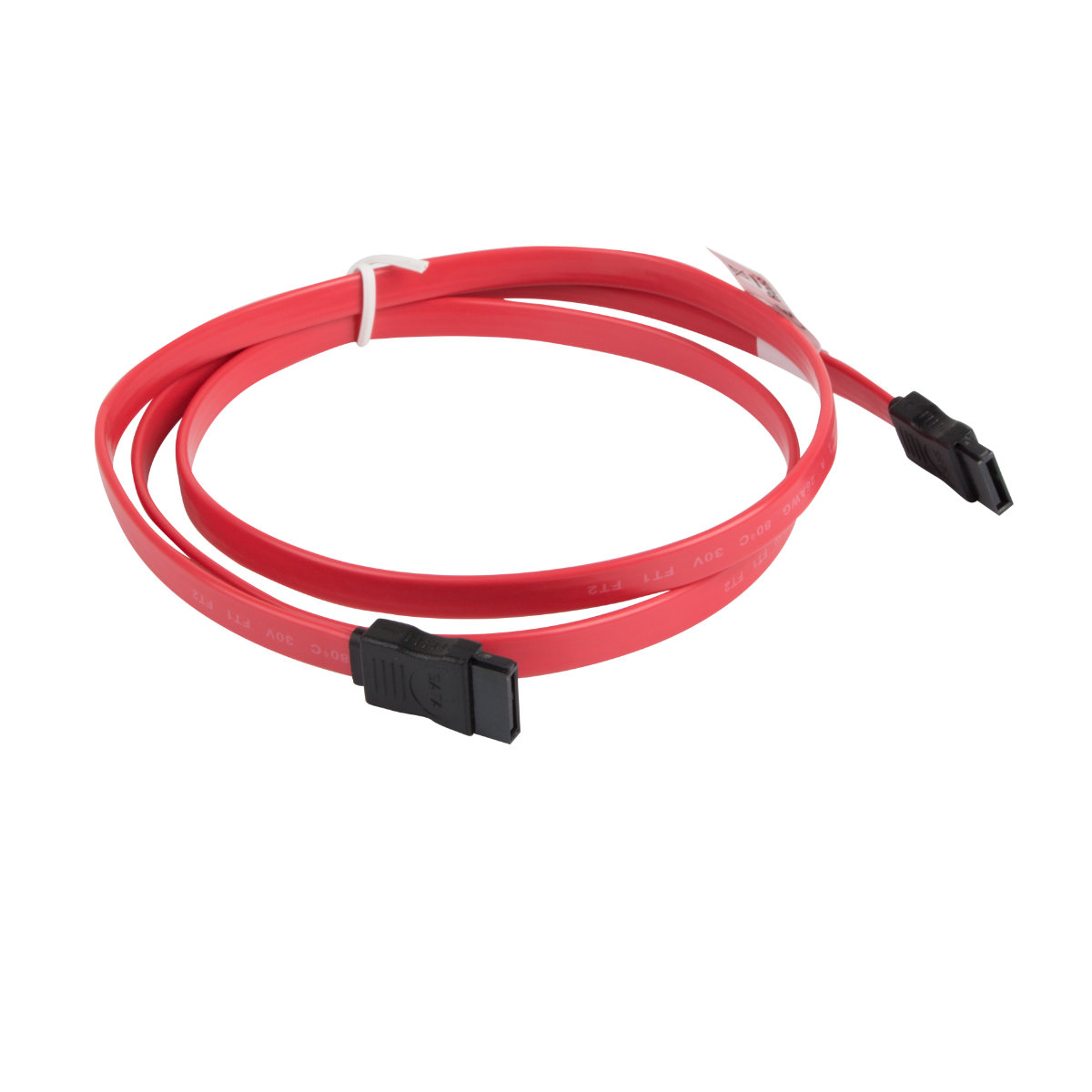Cablu de date SATA III mama la SATA III mama, Lanberg 41310, 6 Gb/s, 100 cm, rosu [5]