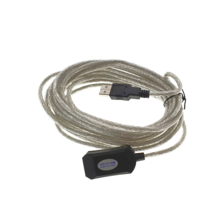 Cablu de extensie USB 2.0 cu lungime de 5m,cu amplificare semnal [2]