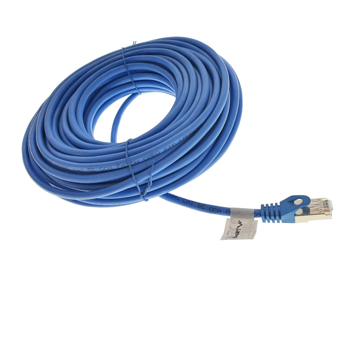 Cablu ecranat FTP, Lanberg 40498, cat.5e, mufat 2xRJ45, lungime 15m, AWG 26, 100 MHz, de legatura retea, ethernet, albastru [5]