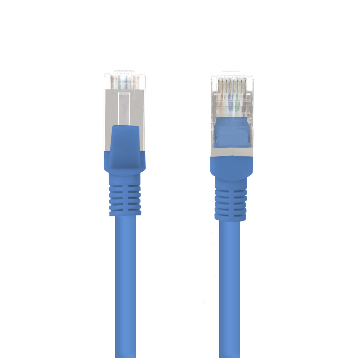 Cablu ecranat FTP, Lanberg 40498, cat.5e, mufat 2xRJ45, lungime 15m, AWG 26, 100 MHz, de legatura retea, ethernet, albastru [4]