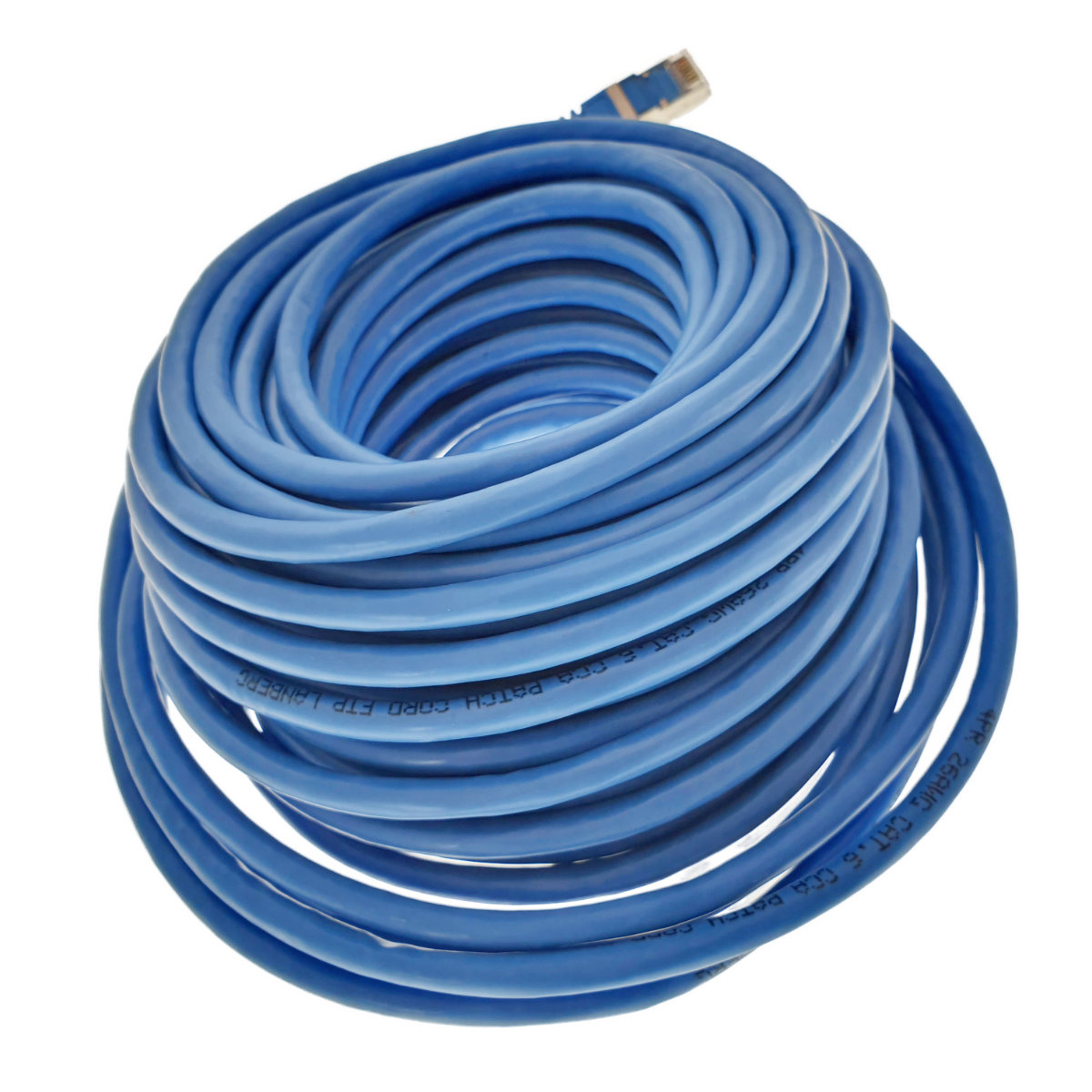 Cablu ecranat FTP, Lanberg 41907, cat.6, mufat 2xRJ45, lungime 15m, AWG 26, 250 MHz, de legatura retea, ethernet, albastru [9]