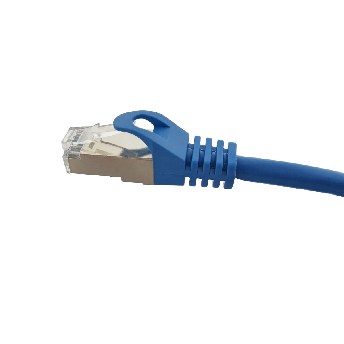 Cablu ecranat FTP, Lanberg 41907, cat.6, mufat 2xRJ45, lungime 15m, AWG 26, 250 MHz, de legatura retea, ethernet, albastru [8]