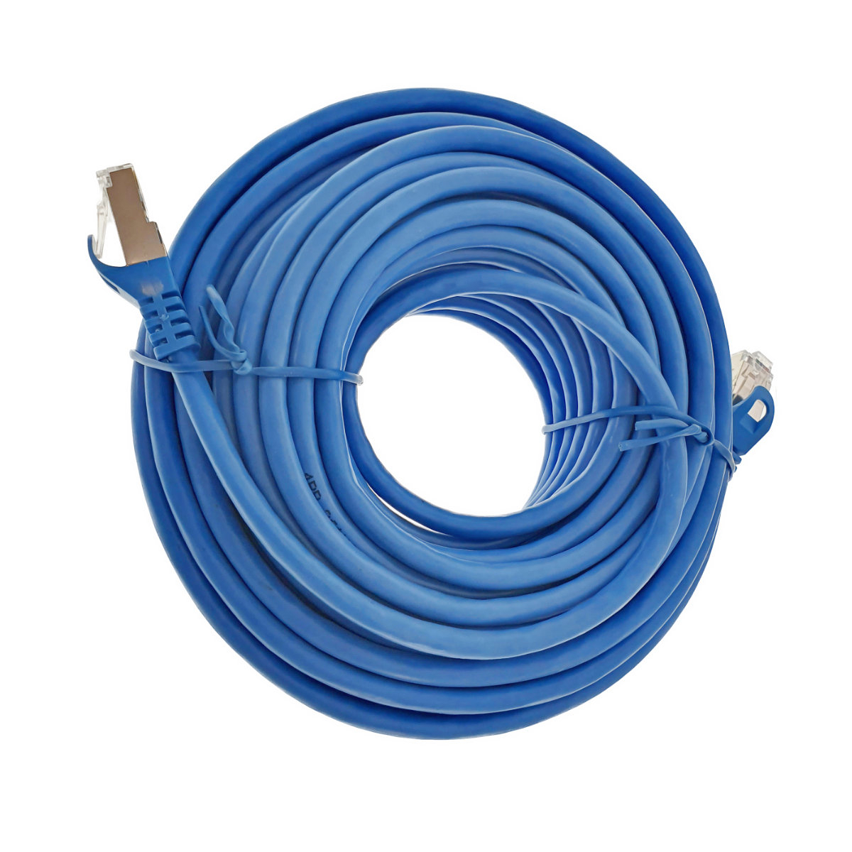 Cablu ecranat FTP, Lanberg 41907, cat.6, mufat 2xRJ45, lungime 15m, AWG 26, 250 MHz, de legatura retea, ethernet, albastru [2]