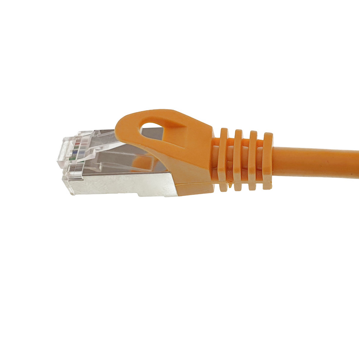 Cablu ecranat FTP, Lanberg 41928, cat.6, mufat 2xRJ45, lungime 20m, AWG 26, 250 MHz, de legatura retea, ethernet, portocaliu [5]