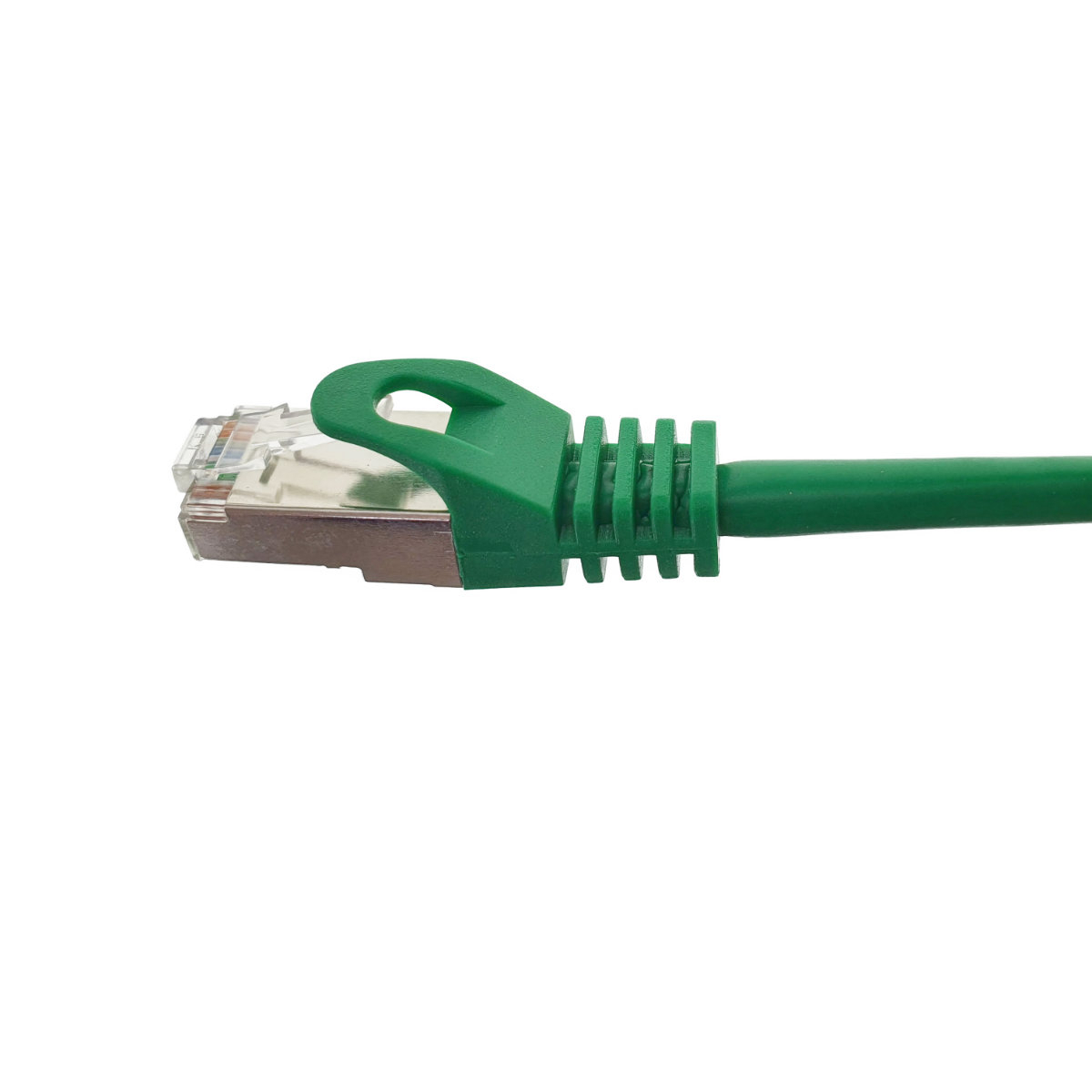 Cablu ecranat FTP, Lanberg 42816, cat.5e, mufat 2xRJ45, lungime 50m, AWG 26, 100 MHz, de legatura retea, ethernet, verde [7]