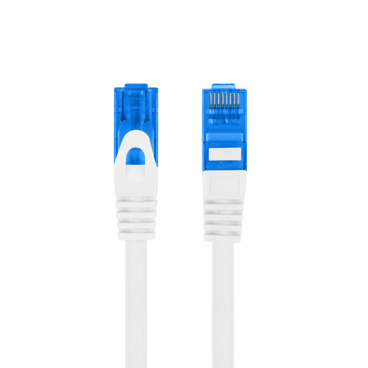 Cablu ecranat S / FTP, Lanberg 42473, cat.6A, mufat 2xRJ45, lungime 1m, AWG 26, 500 MHz, de legatura retea, ethernet, alb [4]