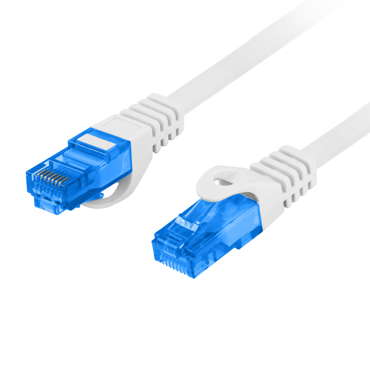 Cablu ecranat S / FTP, Lanberg 42703, cat.6A, lungime 5m, AWG 26, 500 MHz, LSZH, mufat 2xRJ45, ethernet, gri [4]
