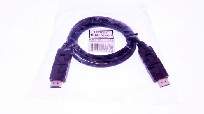 Cablu HDMI T-T 1,5m angular 360 grade x2 [5]