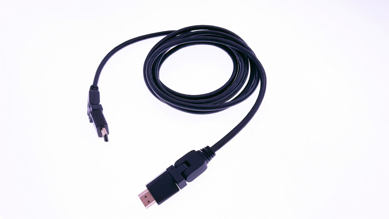 Cablu HDMI T-T 3m angular 360 grade x2 [10]