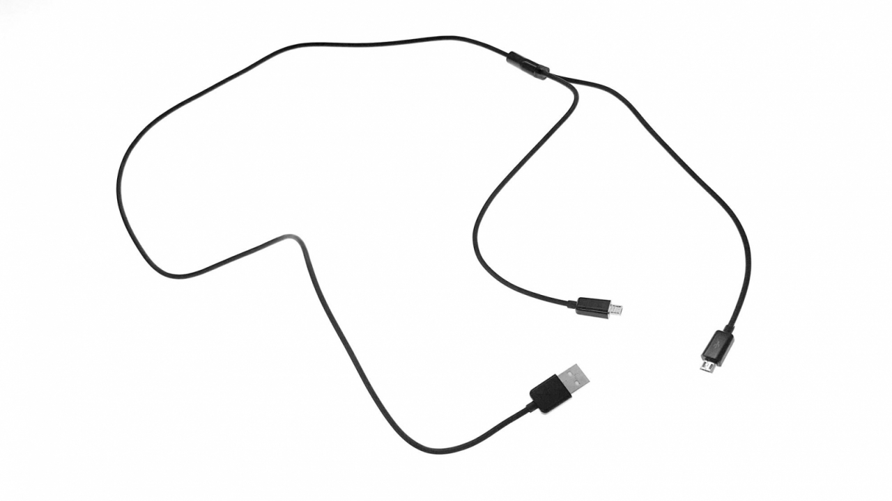 Cablu incarcare USB la 2x microUSB, 1m [6]