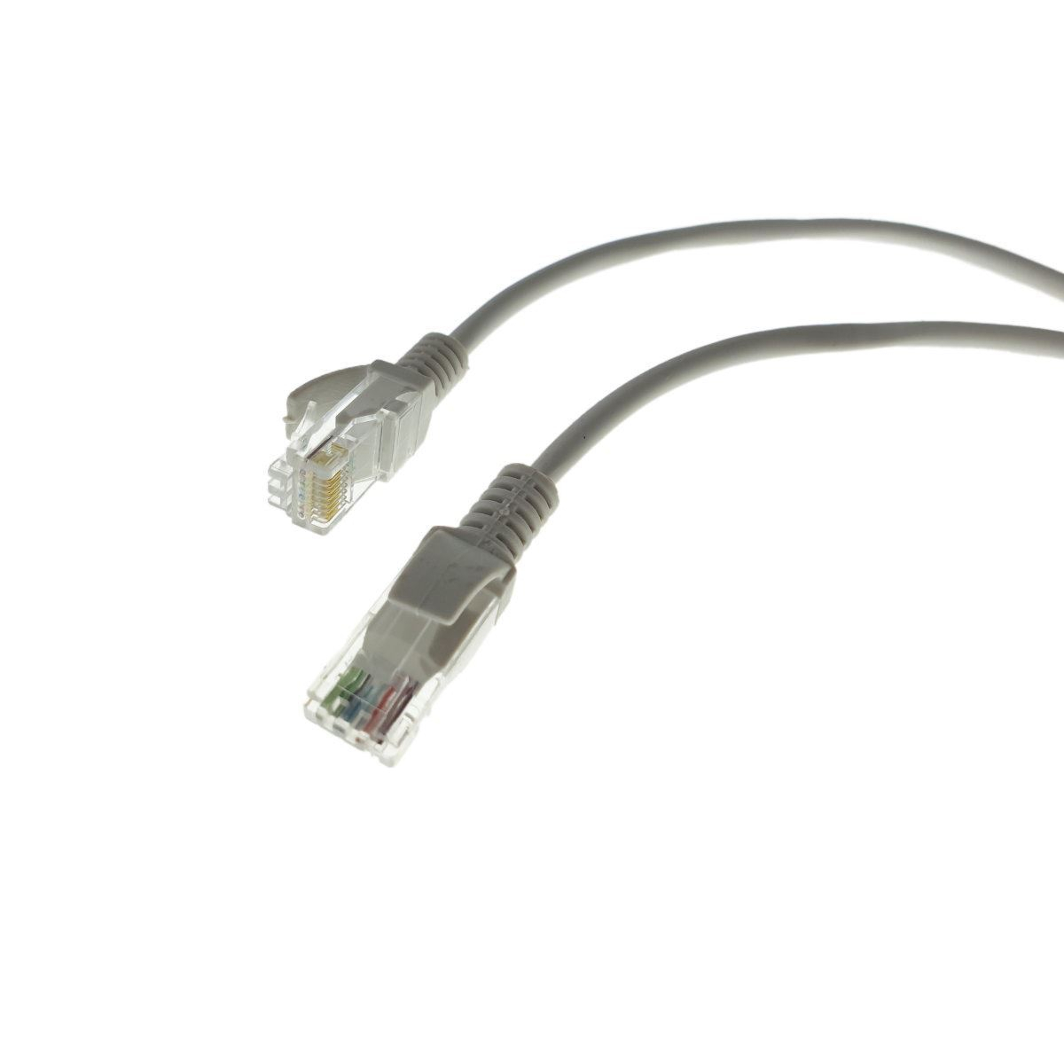 Cablu inversor UTP Cat.5e crossover,10m,2xRJ45(A+B),conexiune directa PC-PC,gri [7]