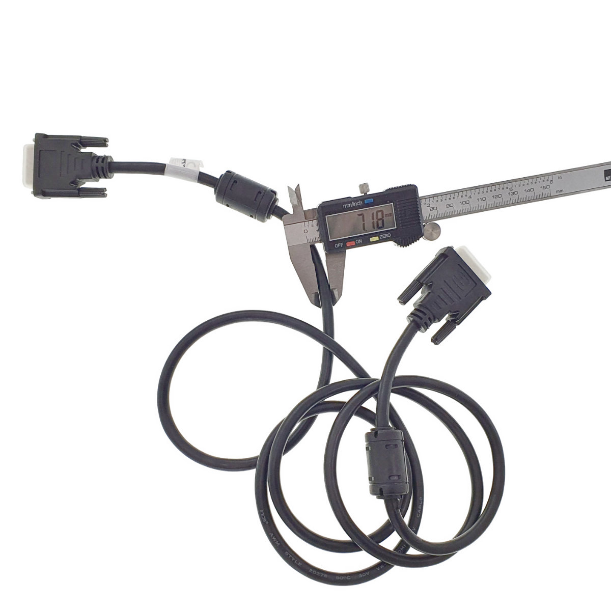 Cablu Lanberg 41340, DVI-D (18+1) Single Link tata la DVI-D (18+1) Single Link tata, 1.8m, rezolutie 1440p QHD [10]