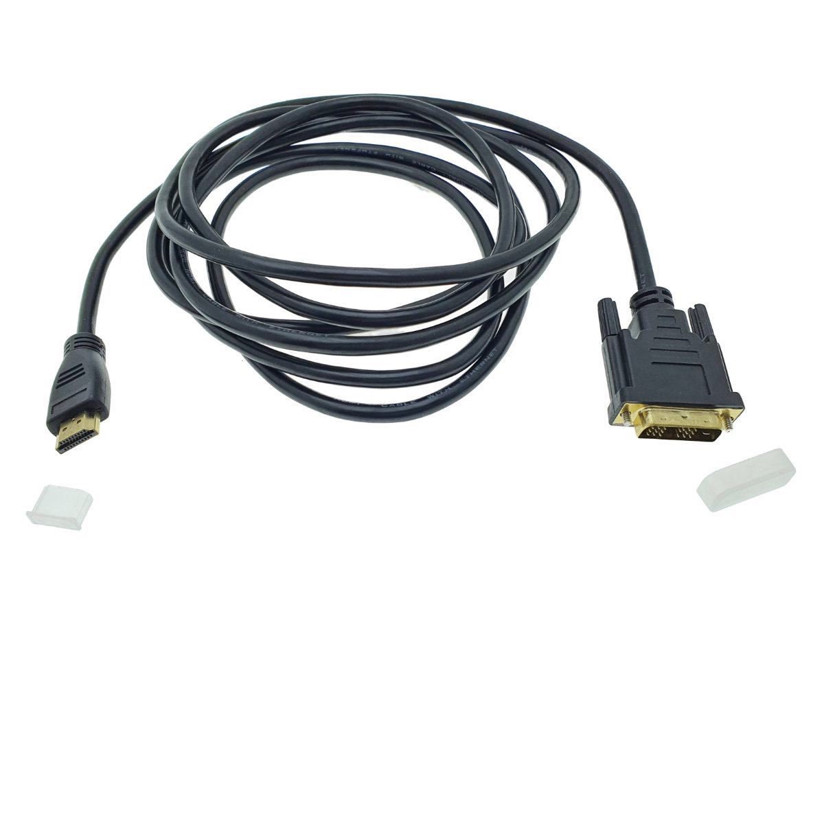 Cablu Lanberg 42912, conector HDMI tata la DVI-D tata (18+1), 3m , single link, transmisie digitala, ethernet, negru [6]