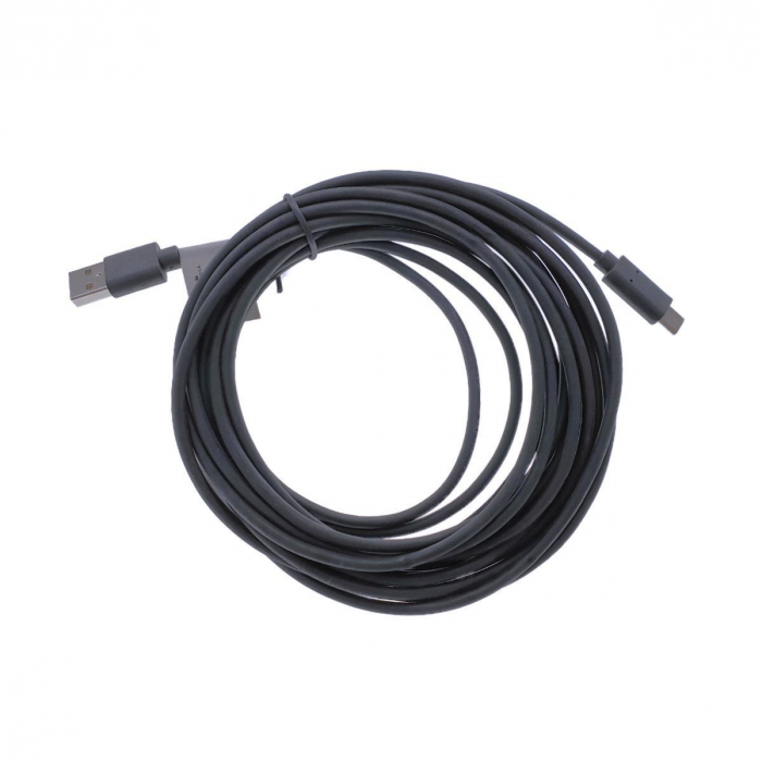 Cablu Lanberg USB 2.0 tata la USB tip C tata, 5 m, negru [3]