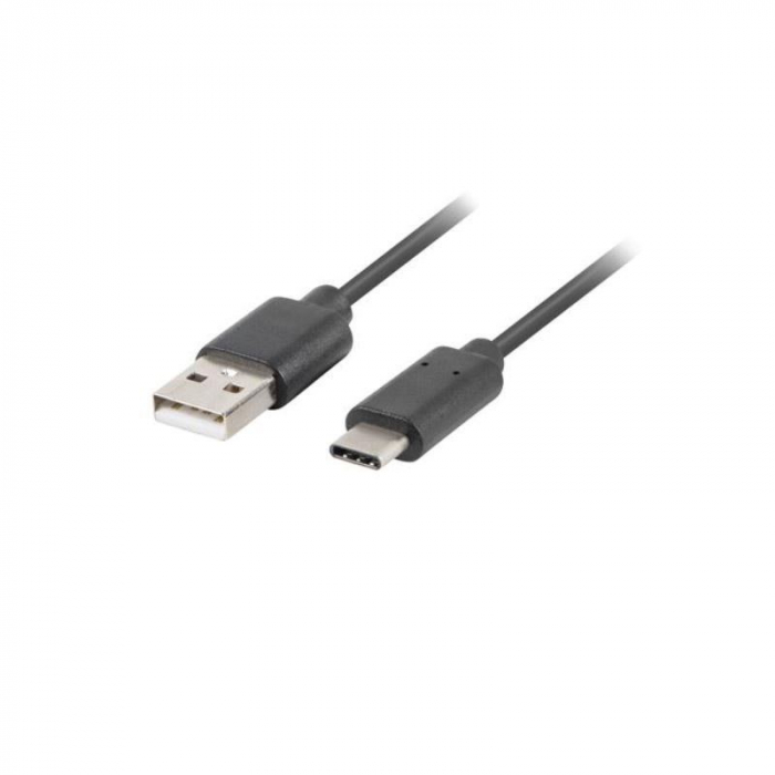 Cablu Lanberg USB 2.0 tata la USB tip C tata, 5 m, negru [2]